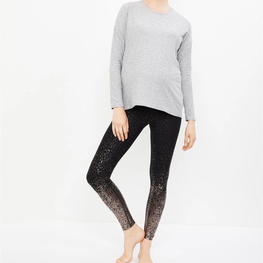 Beyond the Bump by Beyond Yoga Ombré Leggings, size Large